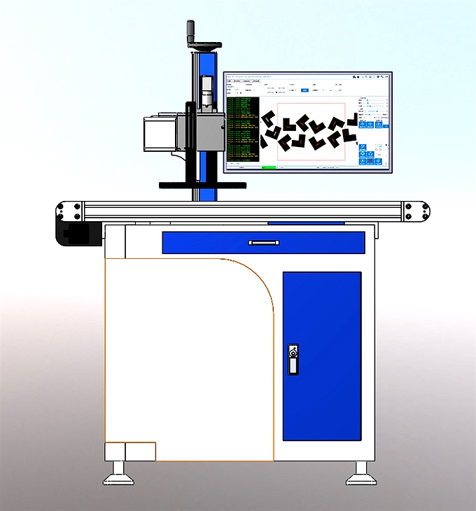光纖流水線(xiàn)視覺(jué)激光打標 光纖流水線(xiàn)視覺(jué)激光打標