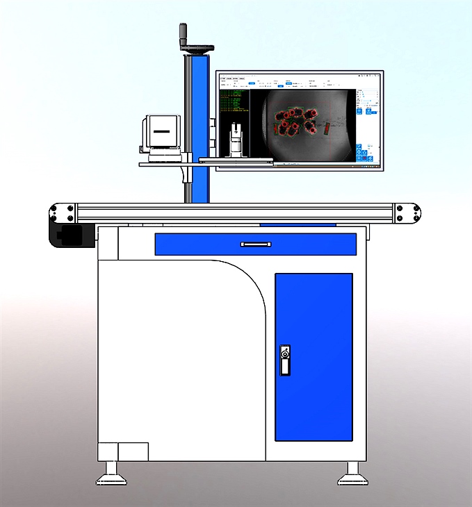 光纖流水線(xiàn)旁軸視覺(jué)打標 光纖流水線(xiàn)旁軸視覺(jué)打標