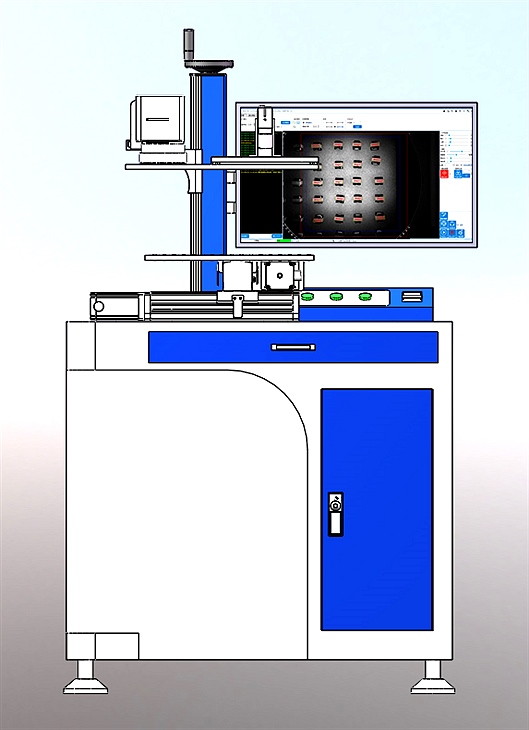 XY雙軸(單)平臺旁軸視覺(jué)激光打標 XY雙軸(單)平臺旁軸視覺(jué)激光打標