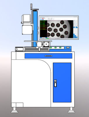 XY雙軸(單)平臺正裝偽同軸視覺(jué)激光打標