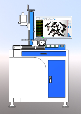 XY雙軸(單)平臺真同軸視覺(jué)激光打標
